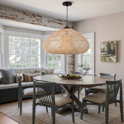 Bhatt 1 - Light Natural Dome Pendant