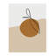 Connection Abstract Scandi - Single Picture Frame Print-630662407-630662406