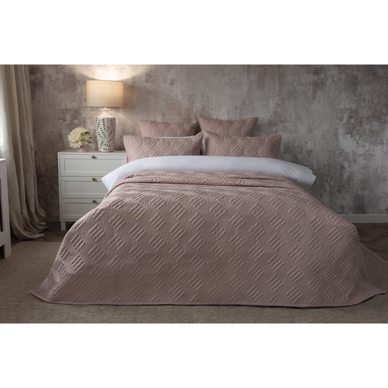 Lisbon Percale Throw Blanket, Pink