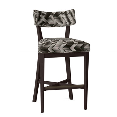 Juliet Upholstered Counter Stool with Solid Wood Frame
