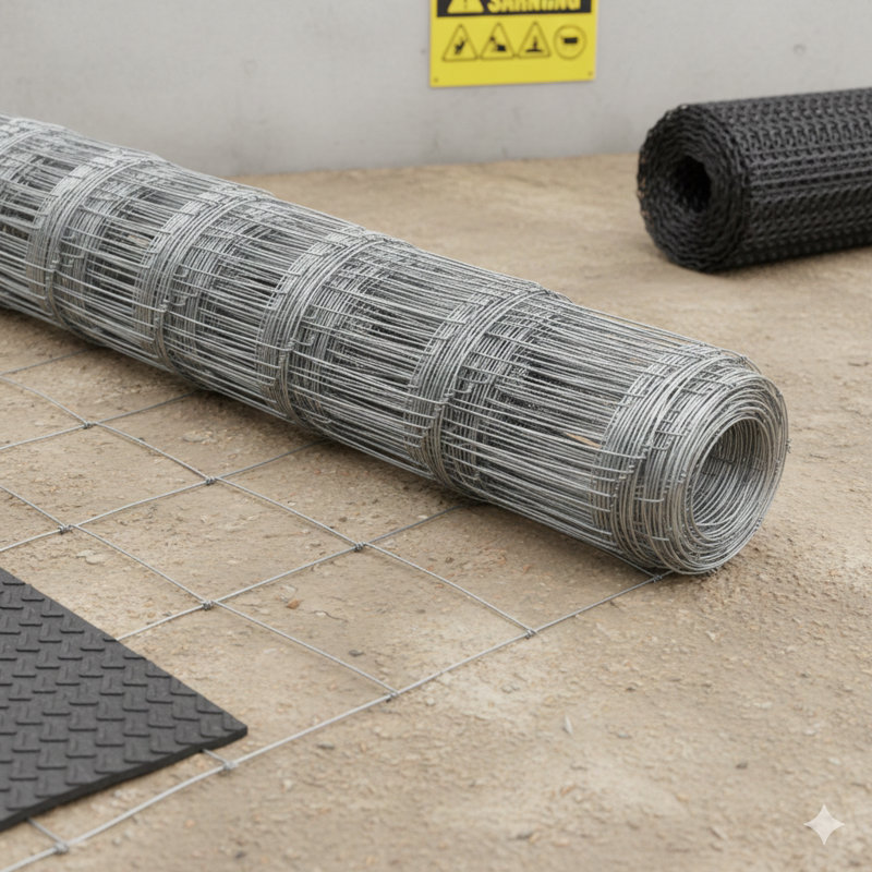 Enceinte de ferme avancée de 4 pi x 164 pi, fabrication galvanisée durable et sécurisée pour usage agricole