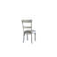 Paire de chaises d'appoint Belmore Pearl Grey - Luxueux avec coussin de siège rembourré Elegant 2