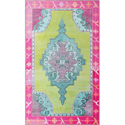 Oppie Performance Chenille Oriental Indoor Rug