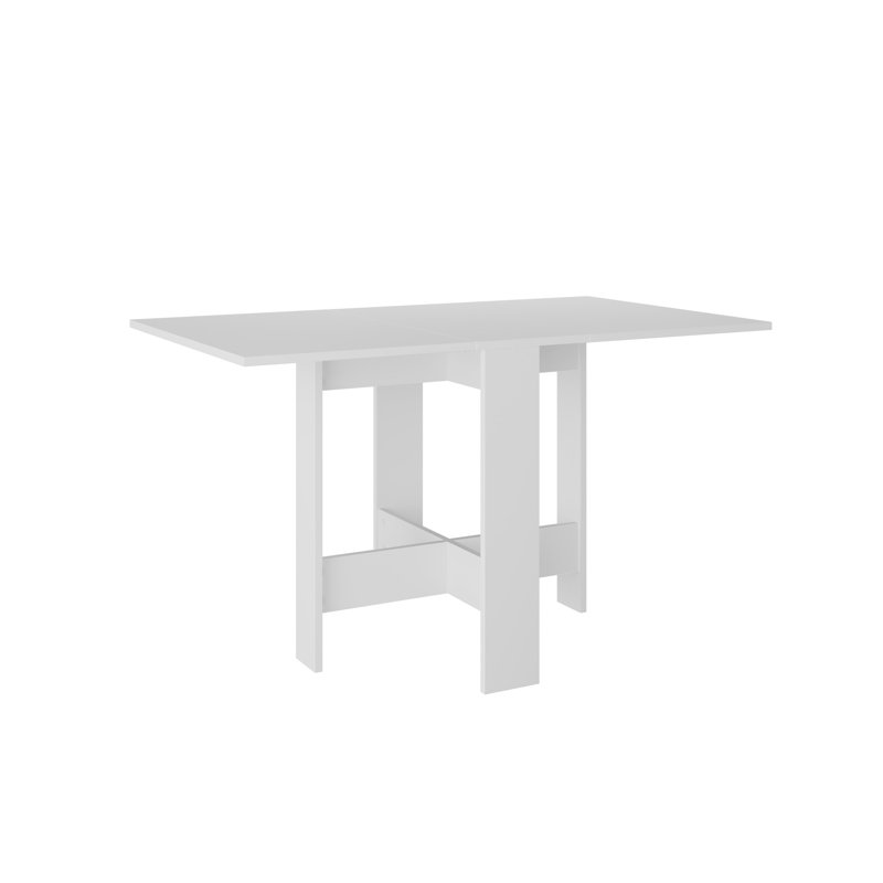 Jurate Rectangular 130Cm L x 76Cm W Dining Table, White