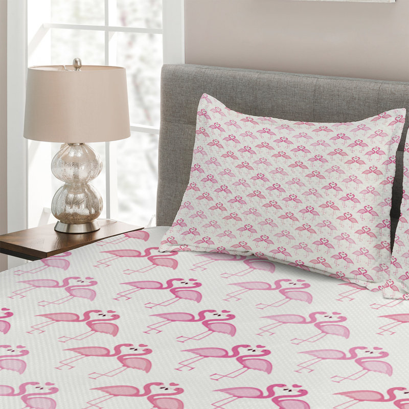 Bunny Polyester Coverlet, King Bedspread + 2 Shams