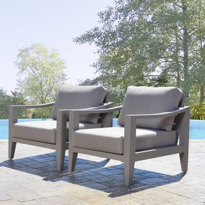 Chaise de jardin Solstice avec coussins Sunbr