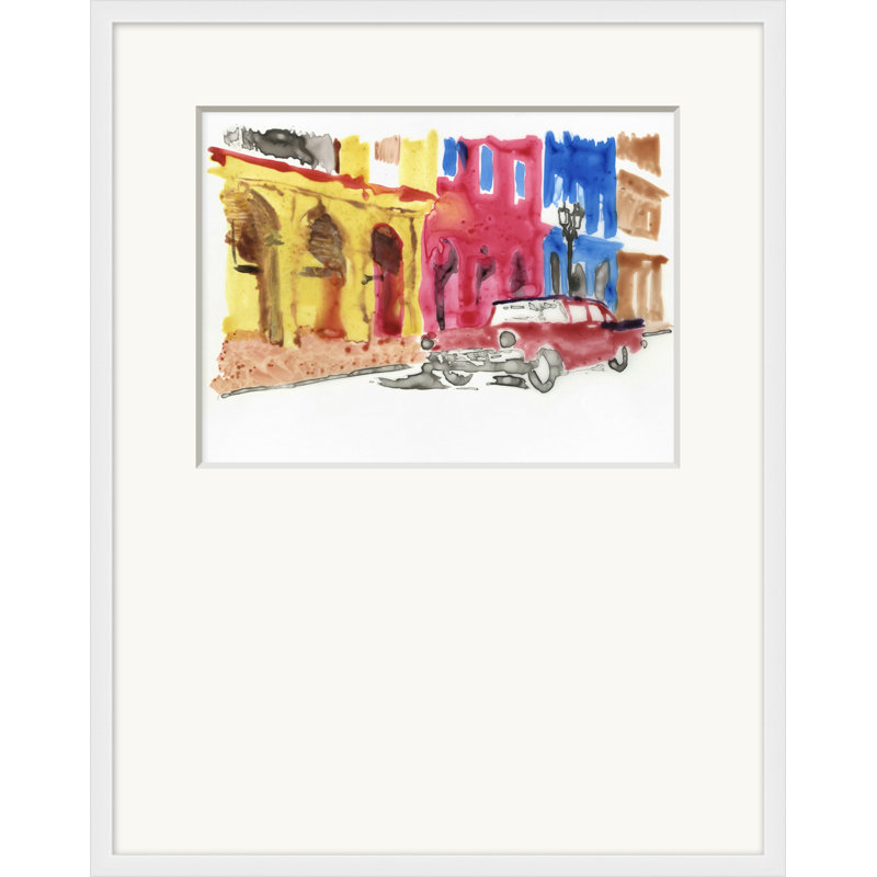 Havana Après-midi 4 - Peinture avec cadre