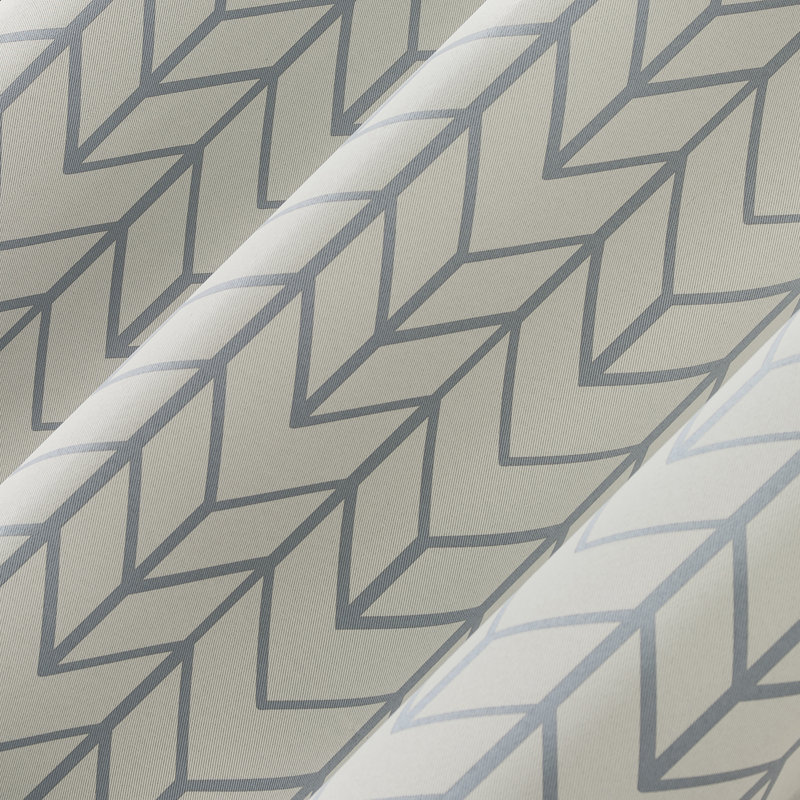 Polyester Chevron Blackout Curtain Panel - Basics by Wayfair™, 40" W x 63" L, Stone