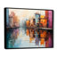 Orange Canal Abstract Reflections Bold, impression sur toile encadrée-1169944819-1169683320