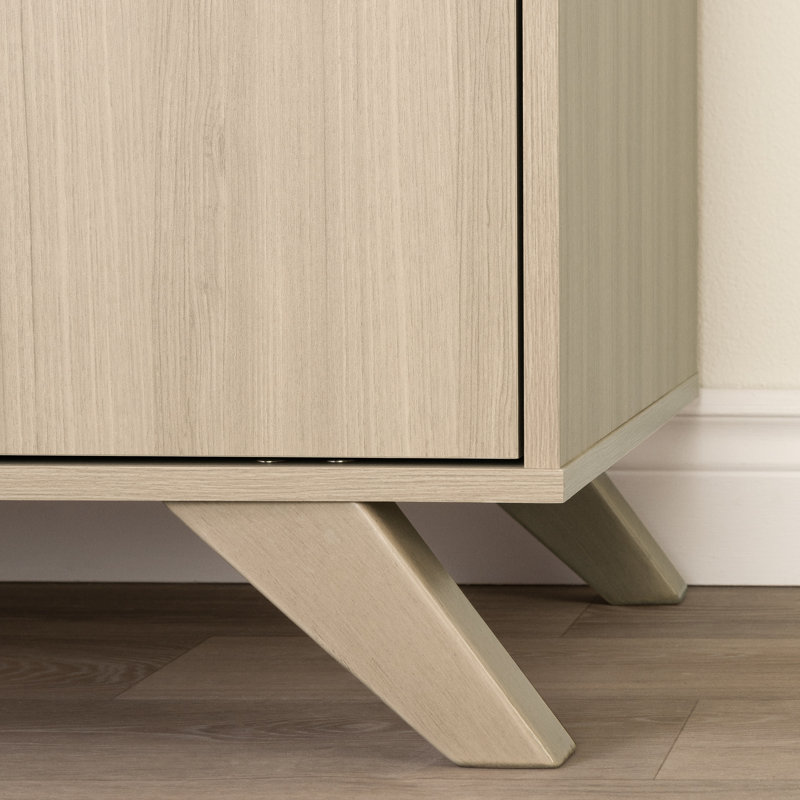 White Adjustable Shelving Scandinavian Storage Unit