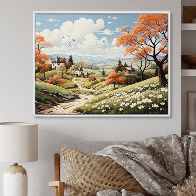 " Countryside Early Spring Landscape I "