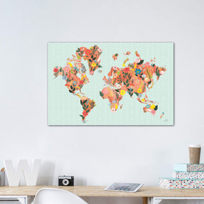 «Wild Garden World» par Laura Marshall - impression d'art graphique