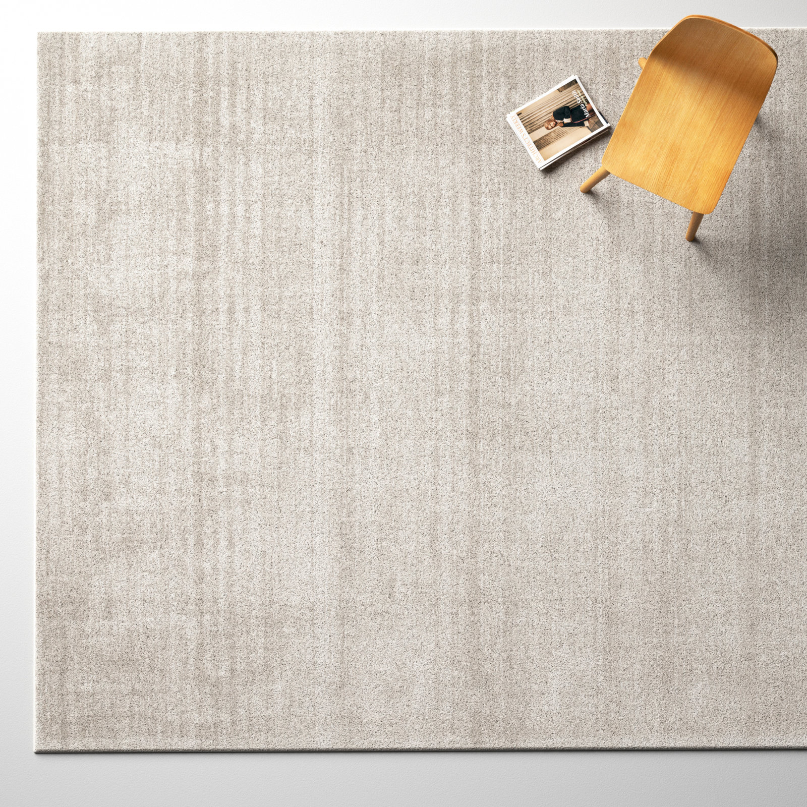 Owens Gray Hand-Loomed Vintage-Inspired Wool Rug, Rectangle 10' x 14'