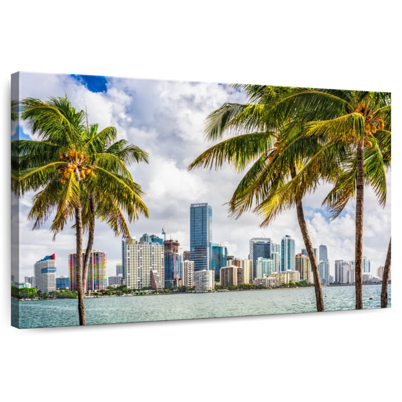 Ravi, centre-ville tropical de Miami, H 26 po x l 39 po