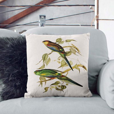 Floral Square Throw Cushion