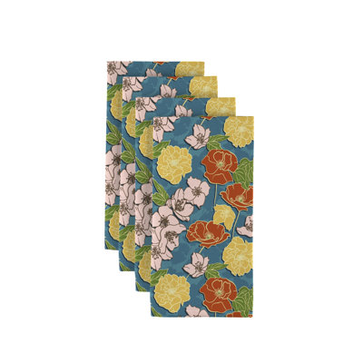 Marisa Polyester Floral Square Napkin