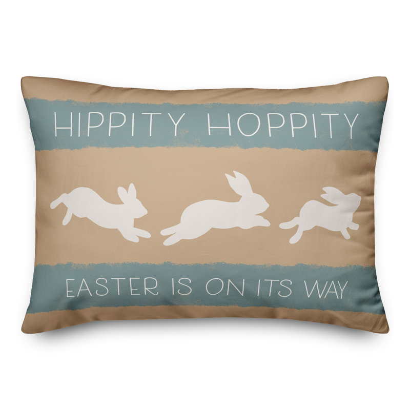 Coussin extérieur Hippity Hoppity Bunnies
