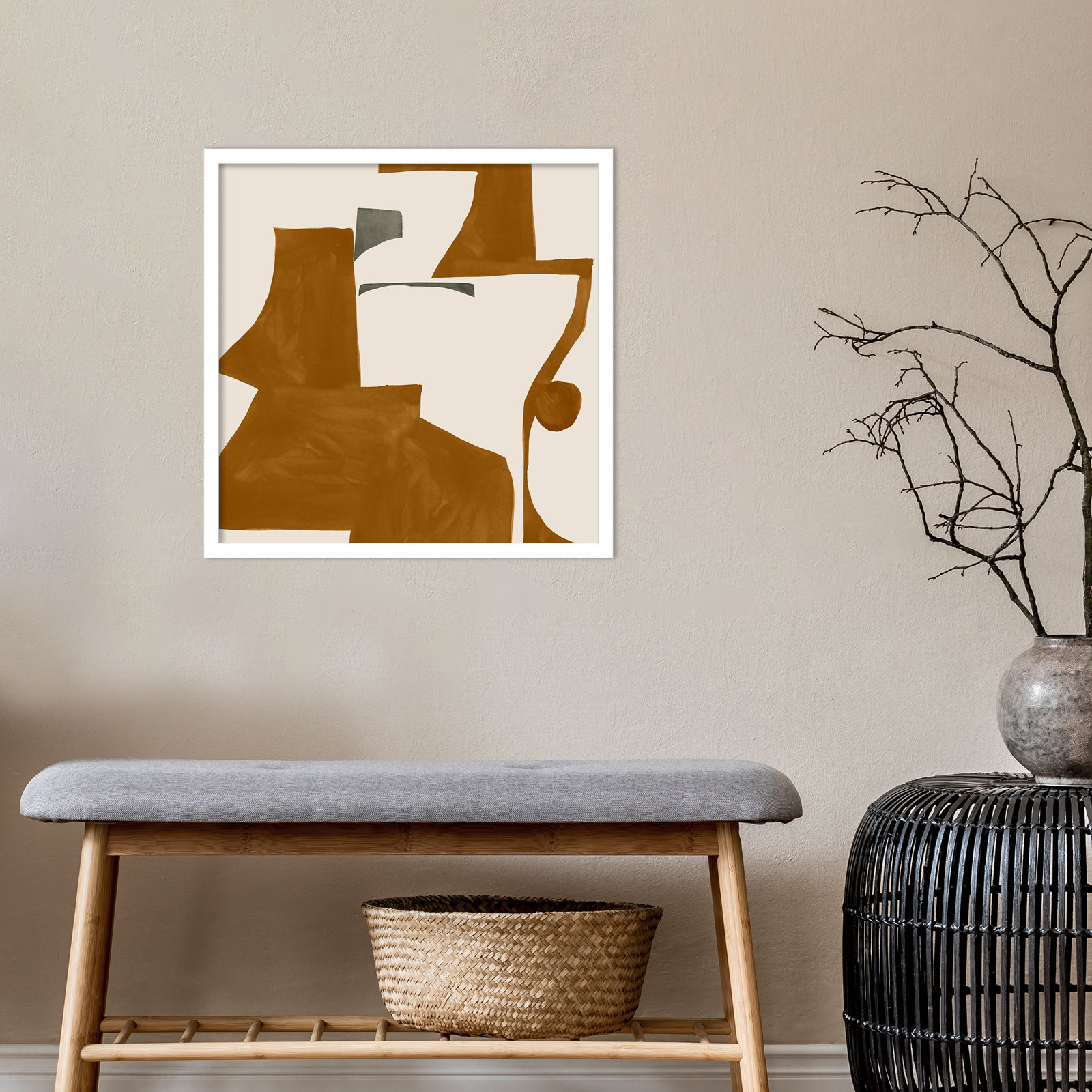 Forecast by Sozi, White, 21" H x 21" W x 1" D