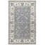 Tapis gris en laine touffeté à la main oriental Keyon-22758129