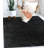 Feather Talisha Black Area Rug-232157848