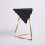 Table d'appoint à bout géométrique en bois inversé avec support en métal Irenej-1174289551-1174289552