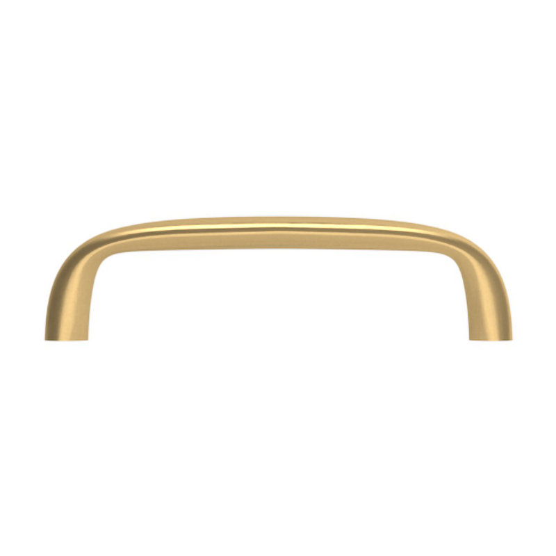 4480 Oval Pull, Satin Brass