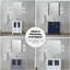 Meuble-lavabo simple avec armoire latérale, comptoir en céramique et miroir-1153535302