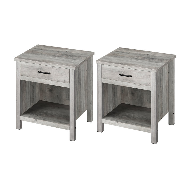 Roswald End Table Set with Storage
