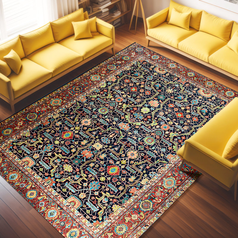 Wool Oriental Area Rug, Rectangle 9' x 12'