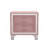 Velvet Solid Wood Nightstand-1240682474