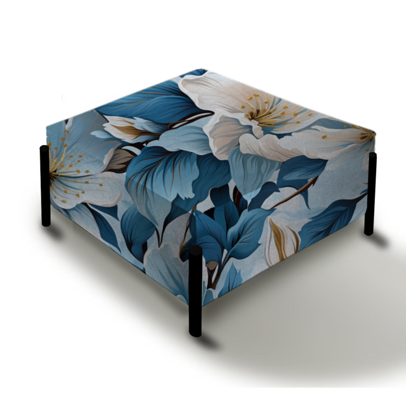 Motif floral bleu méditerranéen Dreams
