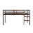 Twin Loft Bed, Crafted From Rubber Wood, Stable Construction With Slats, Low Profile For , Maximize Bedroom Storage Options Wood Construction, Strengthened Slat Platform, Height Design Save Space-1300978119