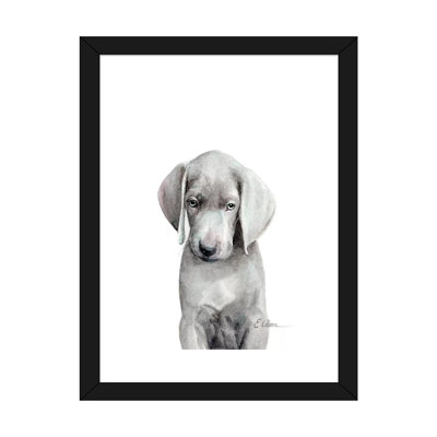 Weimaraner Puppy par Watercolor Luv - reproduction d'art