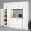 Armoire de rangement simple pour le garage avec portes et tablettes de 32 po Watse Watse-475787424