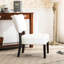 Fauteuil en cuir mélangé avec assise surdimensionnée, matériaux et look élégant, siège d'appoint, revêtement de style tendance
