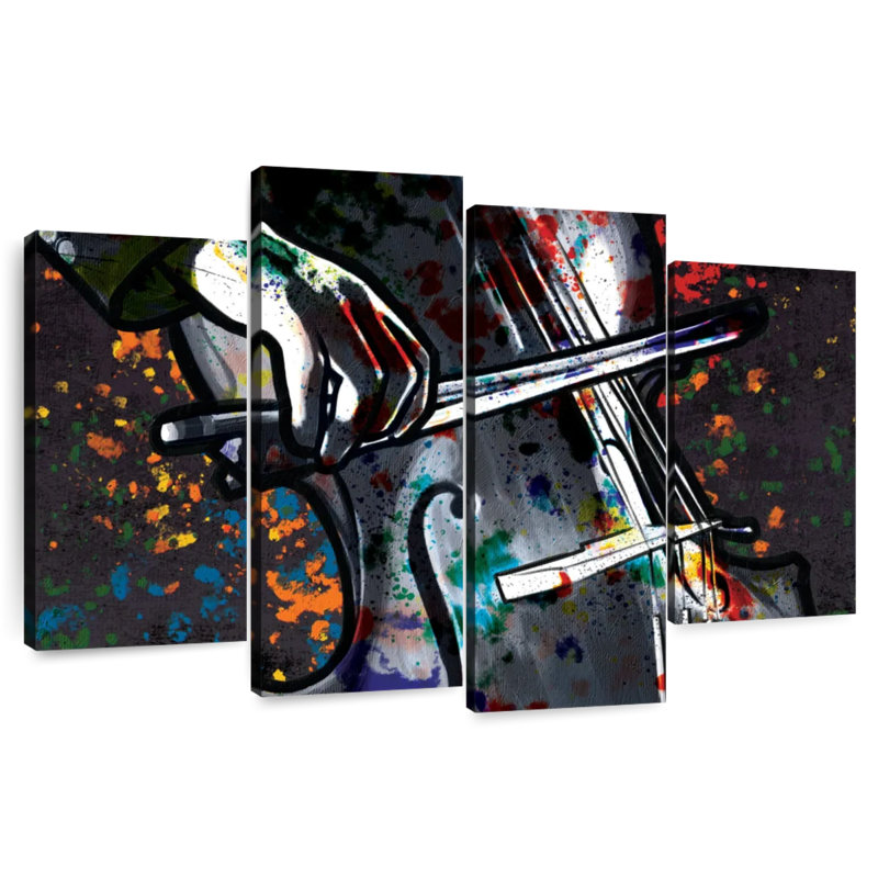 Abarca Cello Splash of Color, H 27 po x l 43 po