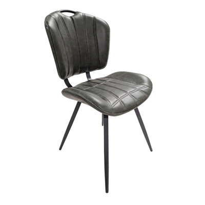 46cm H Upholstered Side Chair in Green