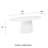 Deodat 79" Dining Table In Matte White And 6 Evelina Chairs In Natural-2129390134