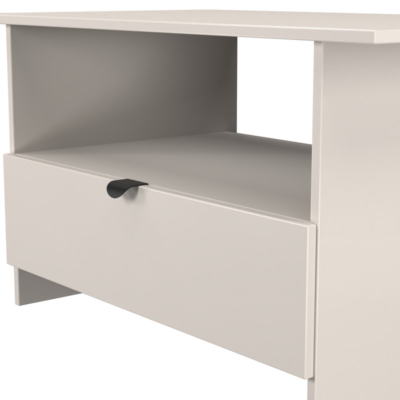 Sunehri Coffee Table with Storage, White