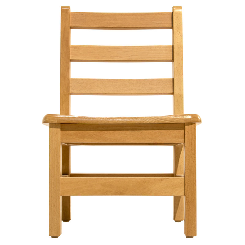 Hysell Kids Wood Desk Or Activity Chair Chair and Ottoman, Natural, 26" H x 14" W x 13" D