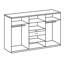 Adelaida 6 Door Manufactured Wood Wardrobe-86596055-86596057