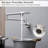 Wall Mount Kitchen Faucet 304 Ss Pot Filler Faucet, Mount, Brushed Nickel, Arm-662942439