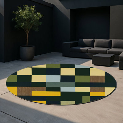 Tapis intérieur / extérieur carrelé