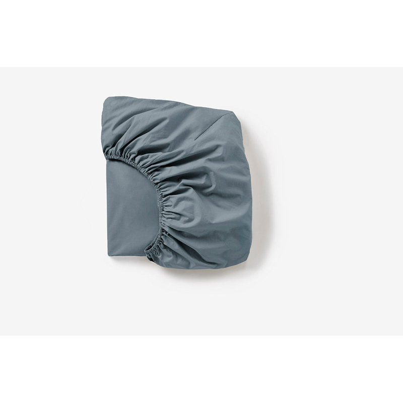 Cloud Soft Sateen 100% Cotton Sateen Fitted Sheet, Queen Fitted Sheet, Gulf