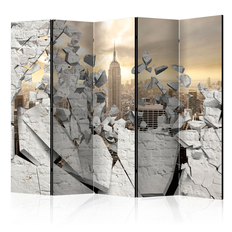 City behind the Wall Room Divider, 5
