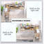 Bureau de bureau en L de 55 pouces avec élévateur de moniteur, tiroirs et tablettes de rangement, bureau d'ordinateur de coin pour les petits espaces, table d'écriture de style maison de campagne