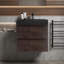 Wall Mounted Single Vanity Bathroom Vanity With Solid Surface Top-560867720