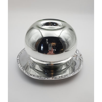 5'' H Pewter Tabletop Dish