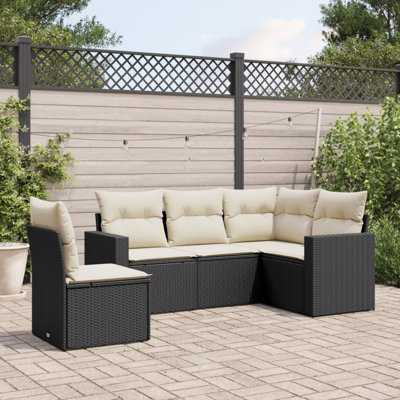 Ensemble de canapé de jardin extérieur