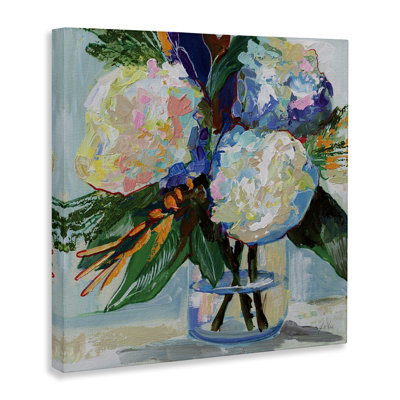 «Bold Summer Blooms», art mural sur toile par Jeanette Vertentes